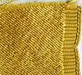 twill-weave cloth-of-gold, back