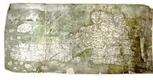 Image 3The Gough Map, a road map of 14th-century Britain (from History of cartography)