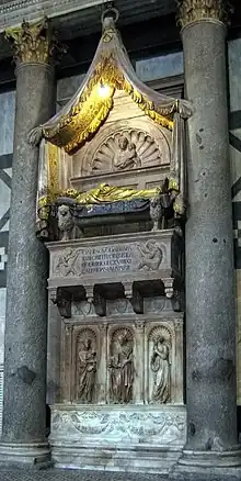 Tomb of Antipope John XXIII, 1423-25