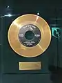 Presley's gold record for "Jailhouse Rock"