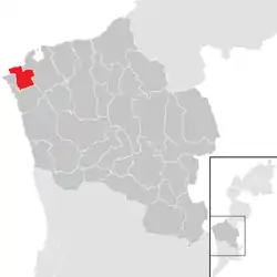 Location within Oberwart district
