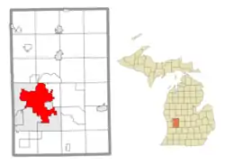Location within Kent County