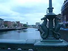 Detail of the Hippocampus figures along the bridge