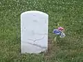 Grave of Lt. Col. Augustus Root of the Union Army. He was killed at Appomattox Court House, April 8, 1865.
