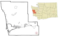 Location of Oakville, Washington