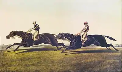 The Great Match by J F Herring: "Volti" is beaten by "The Flyer"