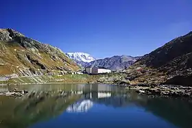 The Great St. Bernard Pass and Lake