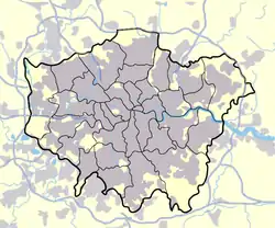 Image 11Outline of the London region (from Geography of London)