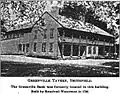 Greenville Tavern ca. 1900.  The front part of the tavern is demolished and only one back ell survives today