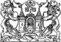 Coat of arms of Riga in 1707