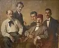 Group of Painters (1921) by Feyhaman Duran (1896 - 1970)