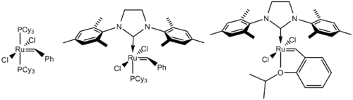 Common Grubbs catalysts