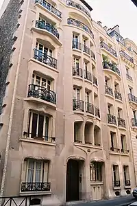 Apartment building "Trémois", Rue Millet, Paris XVI arrondissement  (1909)