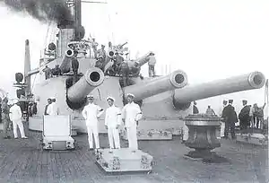 Turrets of the SMS&nbsp;Tegetthoff