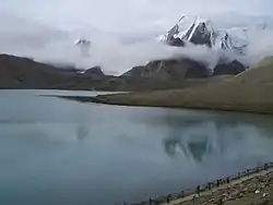 Lake and mountains
