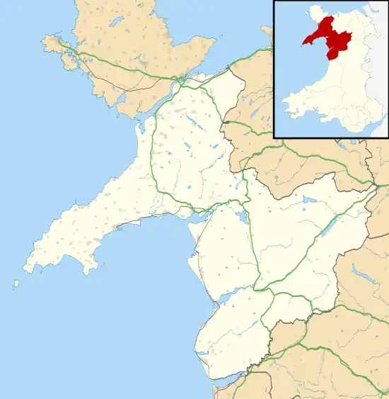 Mynytho is located in Gwynedd