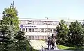 Local gymnázium school on Exnárova Street