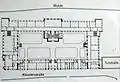 Ground floor plan of main building