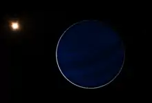 An artist's impression of HD 4313 b orbiting its parent star.