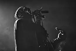 Vocalist Attila Csihar performing in 2011