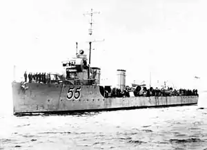 HMAS Parramatta in 1918