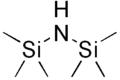 Structural formula of bis(trimethylsilyl)amine
