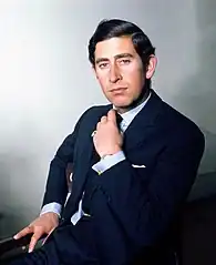 Portrait of Charles, seated, taken in 1972