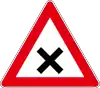 Intersection with right-priority rule