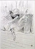 Miss Ida Heath, 1894, crayon and brush lithograph with scraper