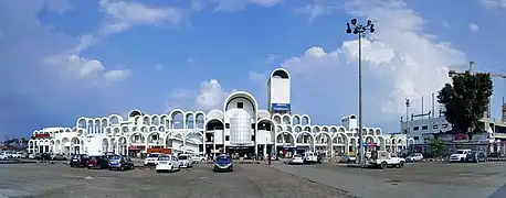 Old main entrance of railway station, 2019
