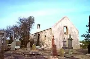 The old parish church, now abandoned