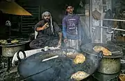 Puri Frying in Pakistan