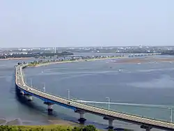 Lake Hamana and Hamanako Road Bridge