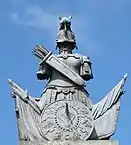 Trophy at the main gate of Hampton Court Palace