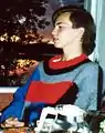 Image 87Swedish teenager with mullet haircut and abstract jumper, 1991. (from 1990s in fashion)