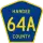 County Road 64A marker