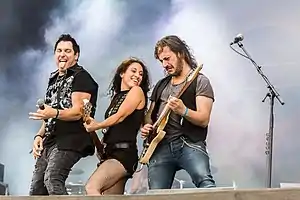 Hardline performing at Rockharz Open Air in Germany, 2019