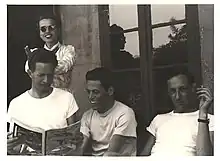 Harriet Taylor, Audre Luoff, Jacques Monod, Boris Ephrussi, MS-001 7 1 58 3 P 0033, Archives at NCBS