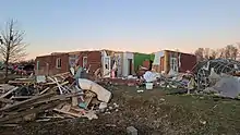 Image 4Major structural damage to a house near Hartford. (from 2021 Western Kentucky tornado)