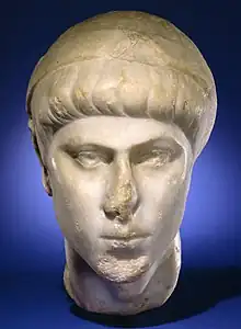 Head portrait of Constantius II