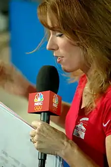 Image 15NBC reporter Heather Cox (from Beach volleyball at the Summer Olympics)