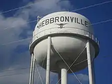 Water tower in Hebbronville