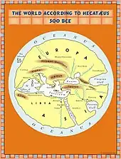 Image 48The world according to Hekatæus, 500 BC (from History of cartography)