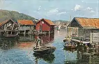 From a Swedish Fishing Camp, 1889