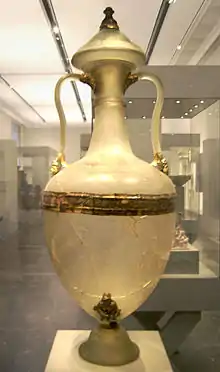 Greek amphora; 2nd half of the 2nd century BC; glass; from Olbia (Roman-era Sardinia); Altes Museum (Berlin)