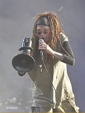 Jourgensen performing with Ministry at 2017's Hellfest