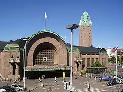 Helsinki Central Station in Helsinki, Finland