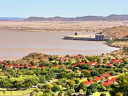 View over Gariep Dam