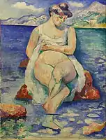 La Baigneuse, 1906, oil on canvas, 116.5 x 89.5&nbsp;cm, Museum of Grenoble