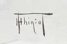 Henri Thirietsignature